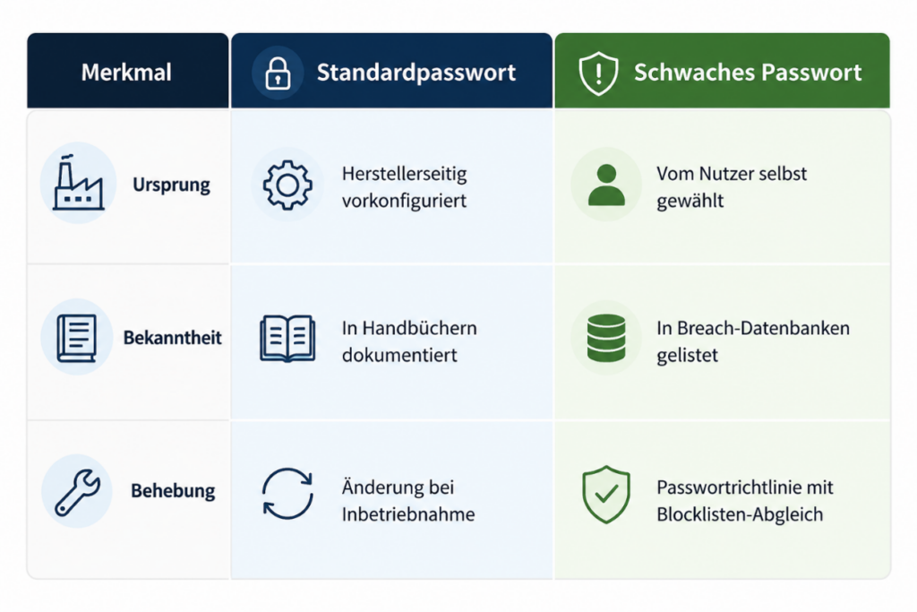 Bild1 Standardpasswörter als Sicherheitsrisiko Ihr externer Datenschutzbeauftragter in Berlin | sofortdatenschutz.de